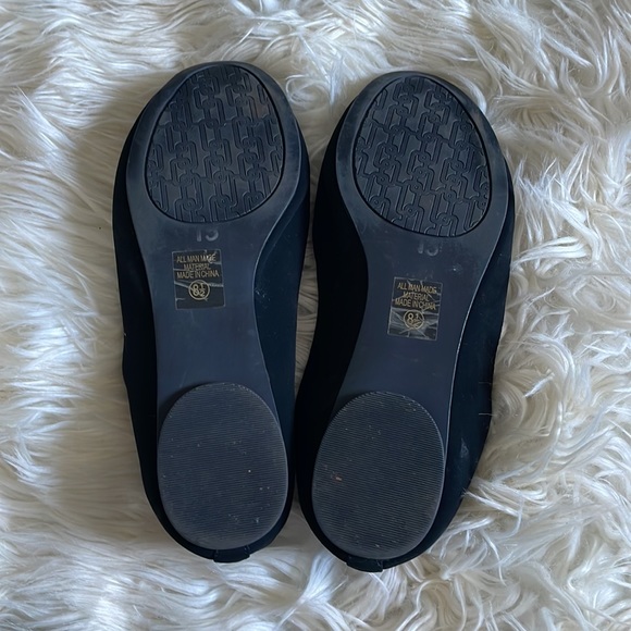 Soda black suede professional loafer work business career shoe gel soles 8 1/2 - Picture 5 of 16